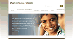 Desktop Screenshot of dairyglobalnutrition.org