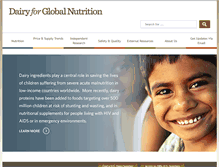 Tablet Screenshot of dairyglobalnutrition.org